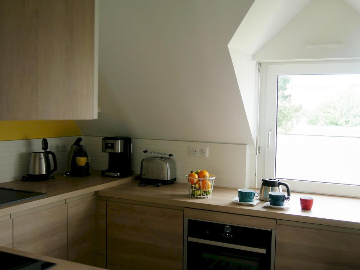 Appartement Duplex 5 Personnes Vue Sur Le Port De La Trinite Sur Mer المظهر الخارجي الصورة
